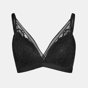 NWT deep v lace bralette